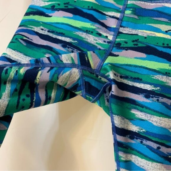 Lululemon Blue, Green, Purple High Times Legging Pant "Seven Wonders Multi" 8 - Picture 5 of 12